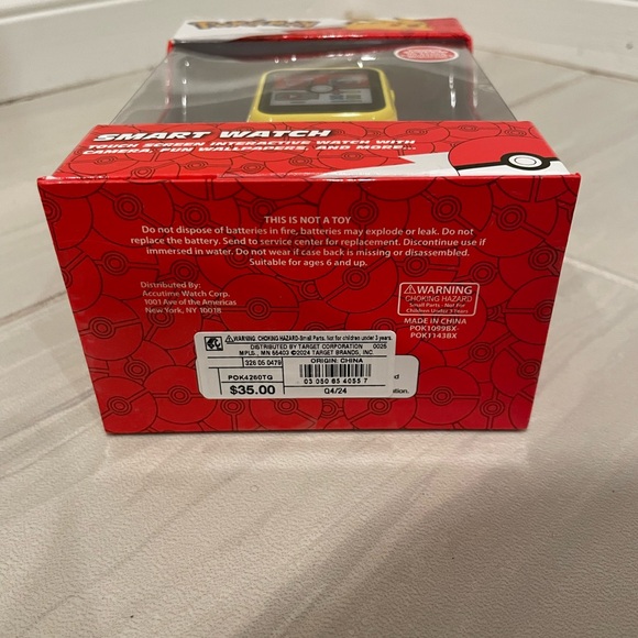 Pokemon Pikachu Smart Watch - Yellow - Picture 6 of 9